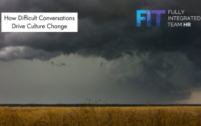 Running Into the Storm: How Difficult Conversations Drive Culture Change
